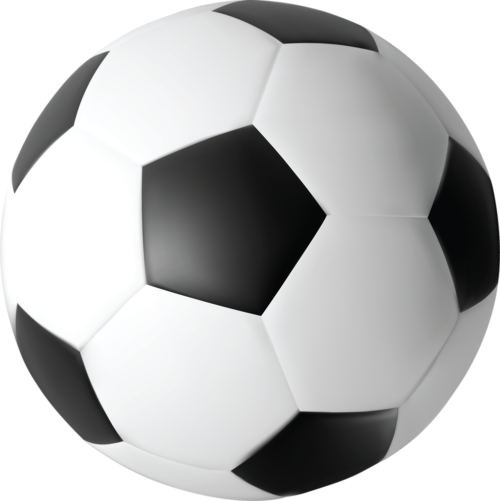 3D soccer ball